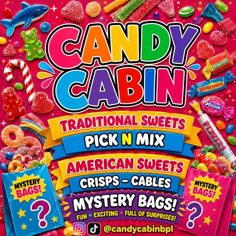 Candy Cabin stall at Bonny Street Market